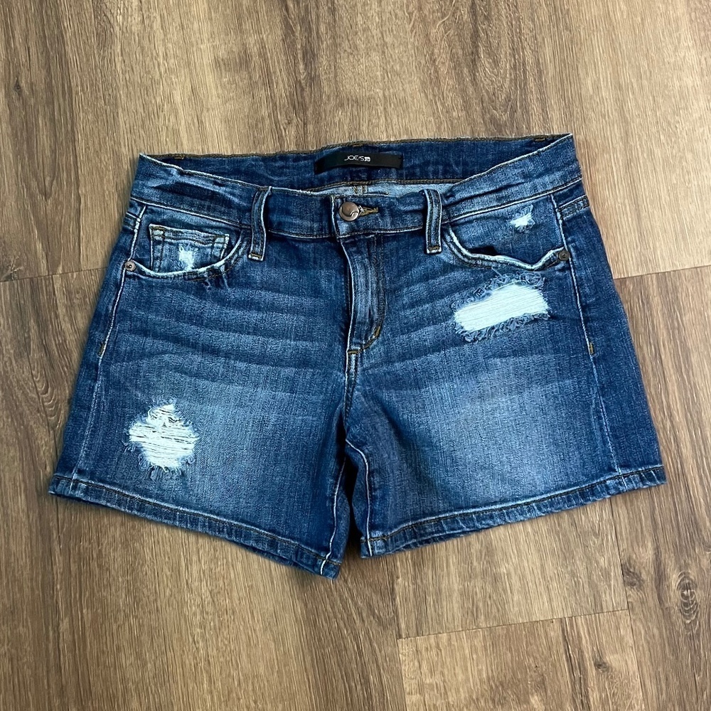 Joe's Jeans Distressed Denim Jean Shorts Sz 26